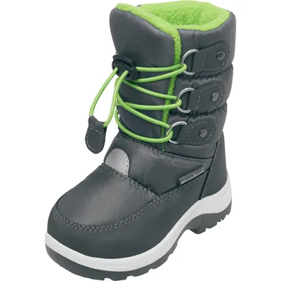Produktbild von Snowboots Junior Nylon grau/grün Größe 30/31