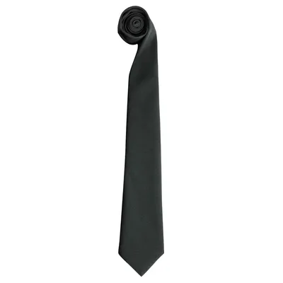 Produktbild von Premier Herren Krawatte, unifarben RW1134 (Einheitsgröße) (Schwarz)