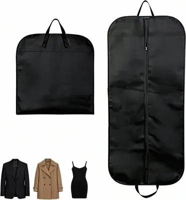 Produktbild von Kleiderhülle - 60 x 120 cm - Lang - Atmungsaktive Schutzhülle für Anzüge und Kleider - Hemden - Staubdicht und wasserdicht