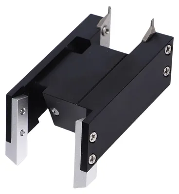 Image de Pince à barrettes de ressort pour montres, acier allié, pince à épiler, démontage de bracelets, usage professionnel pour horlogers, noir