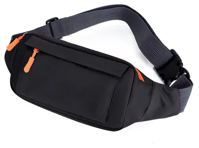 Produktbild von Modische Hüfttasche für Damen und Herren mit verstellbarem Gürtel und Taschen, ideal zum Wandern, Reisen und Spazierengehen, 32 x 13 x 4 cm