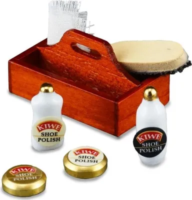 Produktbild von Miniatur Schuhputzkiste mit Zubehör für Sammler