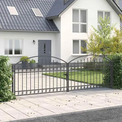 Immagine prodotto di Cancello per recinzione ASSEN 401 x 175,5 cm Acciaio Grigio