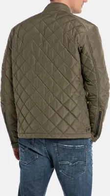 Produktbild von Replay Jacke Kurze Steppjacke mit Stehkragen und Eingrifftaschen