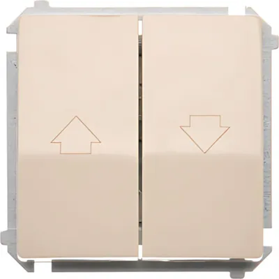 Zdjęcie produktu dla Kontakt-Simon BMZ1.01/12, Beżowy, IP20, IP44, 250 V, 10 A, 75 mm, 41 mm