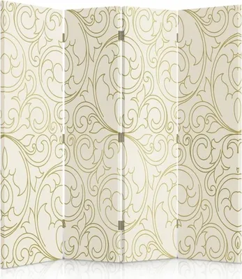 Produktbild von Paravent - Raumteiler Ornate Pattern - Dekorativer Raumtrenner cm. 145x170 (4 x)