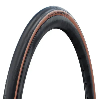 Immagine prodotto di 2 pneumatici Schwalbe One Tubeless Easy, misura 32-622, colore nero/bronzo, con tecnologia RaceGuard TL-Easy, 700x32C