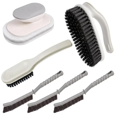 Immagine prodotto di Set di 6 spazzole per la pulizia, ideale per bagno, cucina e piastrelle