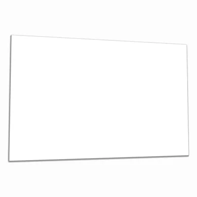 Produktbild von Wallario Herdabdeckplatte aus Glas, Größe 80 x 52 cm 1-teilig, Motiv Weiß
