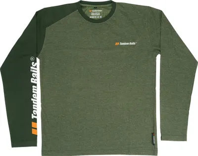 Produktbild von Tandem Baits Herren Longsleeve T-Shirt, Angel Tshirt für Männer, Tactical T-Shirt für Herren, Atmungsaktiv und Leicht, Camping Angeln Wandern Outdoor Sport Training, Angelzubehör Fishing Size L