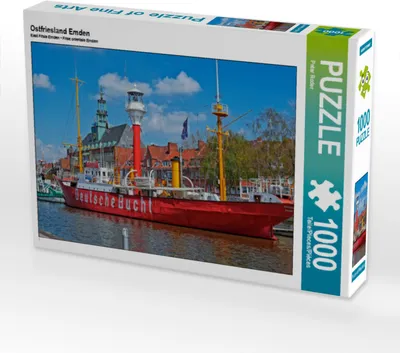 Produktbild von CALVENDO Puzzle Ostfriesland Emden | 1000 Teile Lege-Größe 64x48cm Foto-Puzzle für glückliche Stunden