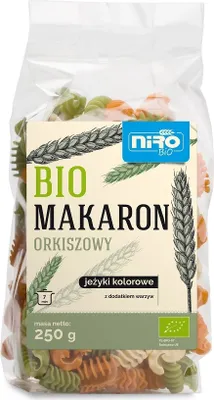 Produktbild von NUDELN (BUNTES DINKELMEHL) „JEŻYKI“  250 g – NIRO