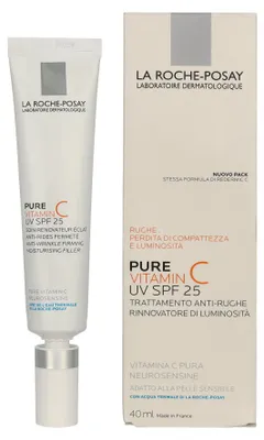 Produktbild von La Roche-Posay 3337872413728, Frauen, 35+ Jahr(e), Empflindliche Haut, Anti-Aging, Anti-Falten, Kräftigend, Glättend, AQUA / WATER - OCTOCRYLENE - ISONONYL ISONONANOATE - GLYCERIN - MANNOSE - ASCORBIC ACID..., 40 ml