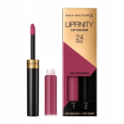 Zdjęcie produktu dla Max Factor Lipfinity Dwufazowa pomadka w płynie 040 Vivacious
