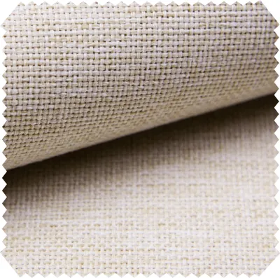 Produktbild von novely® MUDAU - Grob Gewebter Polsterstoff - Melierter Möbelstoff mit Flachgewebe - Pflegeleichte Meterware 1lfm - Farbe: 01 Creme