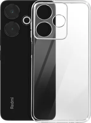 Produktbild von Avizar, Hülle für Xiaomi Redmi 13, geschützte Kamera, Silikon, dünn, Transparent