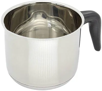 Obrázek produktu pro Mléčná pánev s 1 litrovým těstom, nerezová ocel, stříbro, 1 litr