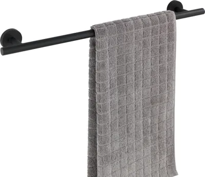 Produktbild von WENKO Handtuch Halter Stange 60 cm Badetuch Handtuch Bosio Edelstahl Accessoires