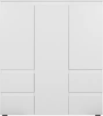 Immagine prodotto di Calicosy - Credenza alta 3 ante, 4 cassetti 5 ripiani - L116 cm