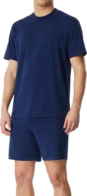 Productafbeelding van Schiesser heren pyjama, korte broek, maat 58, marineblauw