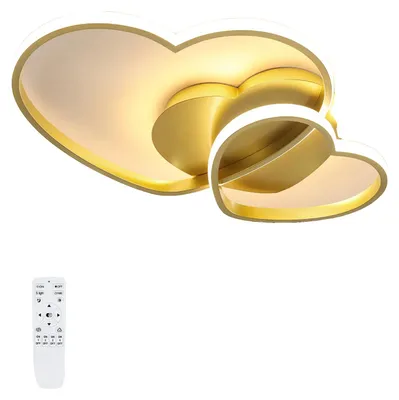 Produktbild von Deckenleuchte, herzförmiges Design, dimmbare einstellbare Helligkeit, A6913