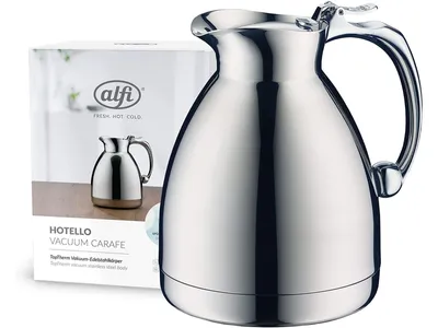 Zdjęcie produktu dla alfi 557000060 alfi dzbanek próżniowy HOTELLO 0,6 litra, polerowana stal nierdzewna
