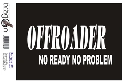 Produktbild von Aufkleber / Autoaufkleber - JDM / Die cut / Auto / OEM - Offroader - 210x100mm gelb - Heckscheibe / Heckscheibenaufkleber