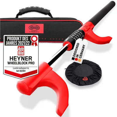 Produktbild von HEYNER® Lenkradsperre Wegfahrsperre mit Zahlenschloss Diebstahlsicherung WheelBlock PRO