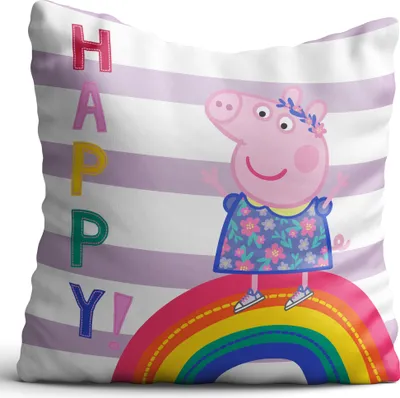 Image de Coussin Peppa Pig Happy 40x40