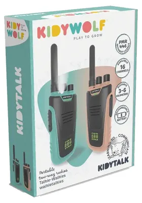 Immagine prodotto di Kidywolf kidytalk - walkie talkie beige ciano