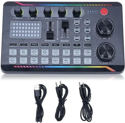 Immagine prodotto di Mixer audio portatile con effetti DJ - Compatto e portatile