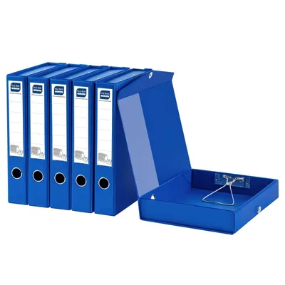 Productafbeelding van Solidchoice - Set van 6 Vouwbare Archiefdozen voor Documenten