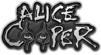 Image de Alice Cooper - Yeux - Badge, émail RO7773 (Taille unique) (Noir/Argent)