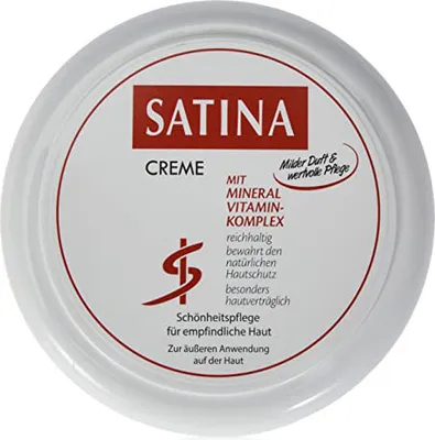 Produktbild von SATINA Creme Schönheitspflege für empfindliche Haut, 150 ml Creme