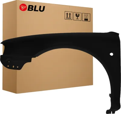 Image de BLU Aile Compatible avec Skoda Octavia I 1 ( 1U2,1U5 ) 9910 Gauche Schwarz SchwarzMagie | 1997-2010 | Avant | Peint| Prêt à Monter | Acier