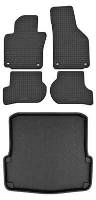 Immagine prodotto di Tappetini gomma SolidTread + bagagliaio per Skoda Octavia II 2004-2012 5 pezzi
