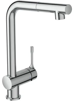 Produktbild von Ideal Standard Küchenarmatur Ceralook hoher Auslauf mit 1-Funktionsbrause, Ausladung 207mm BC176AA Chrom