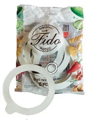 Zdjęcie produktu dla Pierścień do konserwowania 6 sztuk WECK gumowy pierścień do konserwowania uszczelka do konserwowania okrągły słoik 9 cm