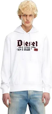 Produktbild von Diesel S Ginn K45 Kapuzenpullover Weiß L Herren Weiß L