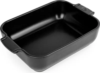 Produktbild von PEUGEOT Keramik Auflaufform APOLLIA 25cm Rechteckig Satin Schwarz Backofen