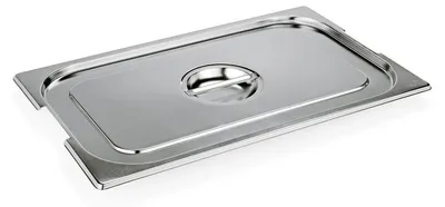 Produktbild von 6x GN Deckel 1/1 mit Löffelaussparung Edelstahl GN 73