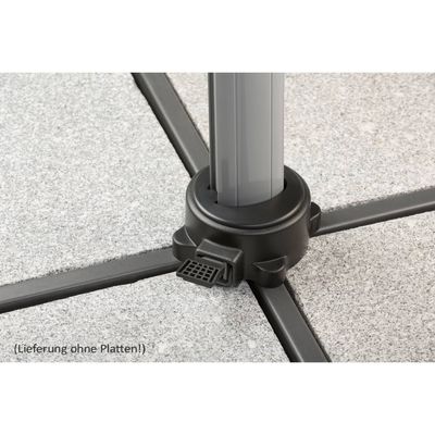 Schneider Premium Sonnenschirm BERMUDA ca.  350 cm Ø rund, Farbe:rot