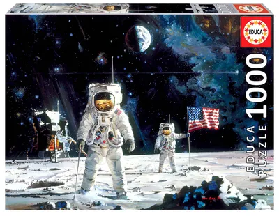 Obrázek produktu pro Puzzle 1000 dílků První muži na Měsíci 18459