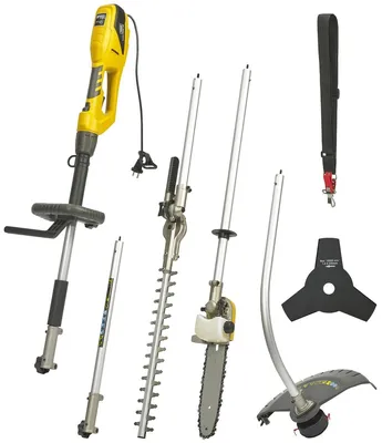 Produktbild von TEXAS Gartenpflegeset 230V elektro Rasentrimmer Hochentaster Smart Combi 100 5:1