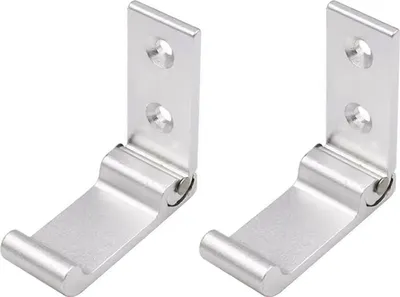Produktbild von INF Faltbarer Kleiderhaken - Klein Silber - 2er Pack