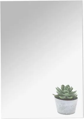 Produktbild von Acryl Spiegel, HD Selbstklebend, 40 x 30 cm, Flexible Spiegelplatten zur Wanddekoration