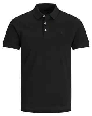 Image de JACK & JONES Polo Shirt manches courtes Uni Chemise JJEPAULOS Pique Coton Taille : S