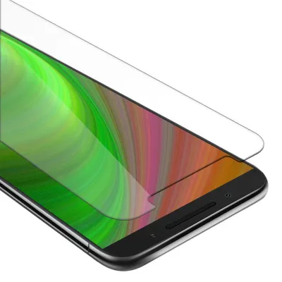 Image de Cadorabo film blindé pour Alcatel 3X (pas pour 2019) film de protection en transparent verre de protection d'écran trempé