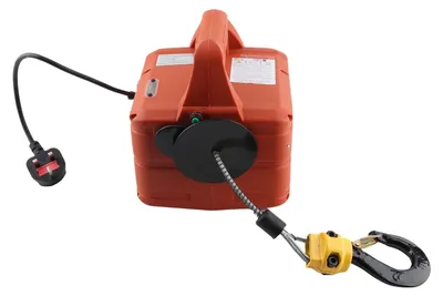Obrázok produktu pre Elektrická navijak - 1500W motor - Protišmyková rukoväť - Pozinkovaná oceľ - Zariadenie na zdvíhanie ťažkých bremien