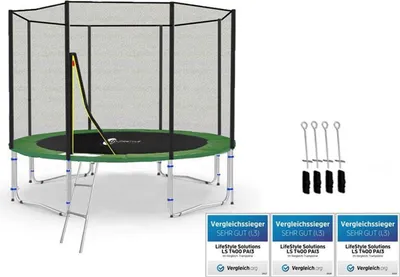 Produktbild von LS-T305-PA10 (GA) LifeStyle ProAktiv Garten- Trampolin 305cm - 10ft -